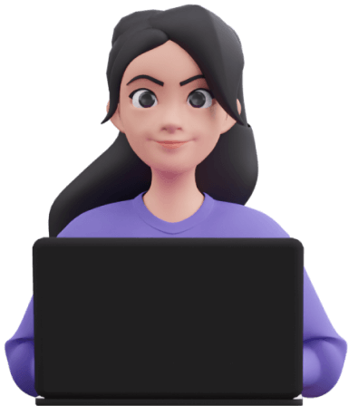 girl with laptop